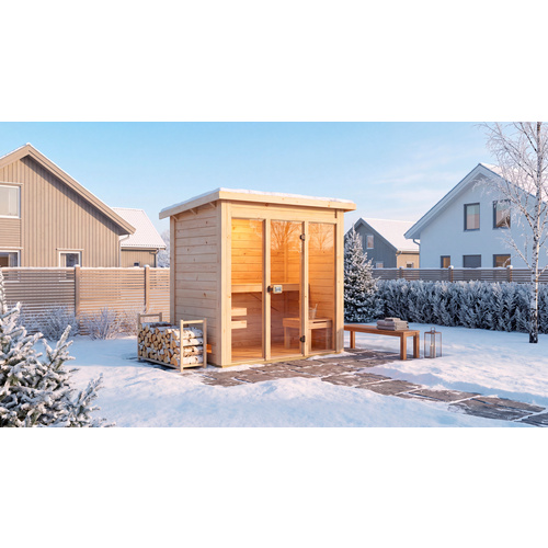 WEKA Kaapi 224×138 Gartensauna