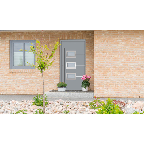 Thumbnail - Splendoor Haustür »ATHEN Prime«, Aluminium, in verkehrsgrau