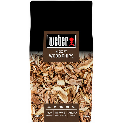 WEBER Räucherchips, Hickoryholz, 700 g Räucherchips - braun