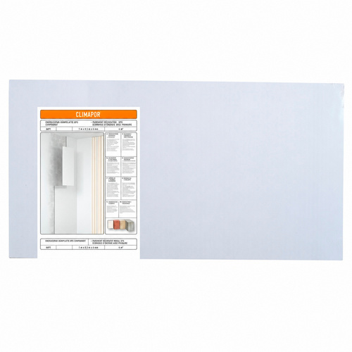 Climapor Weiss Energiespar Dämmplatte Xps, 1 M X 0,5 M X 4 Mm Innenraumdämmung - Image 3