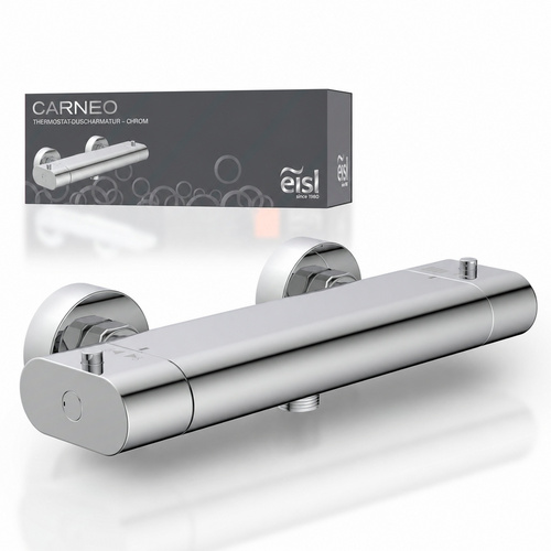 Eisl Chromfarben Brausethermostat "Carneo" Mit Thermostat Mischbatterie Dusche Duschthermostat In Chrom von Baur - Image 4