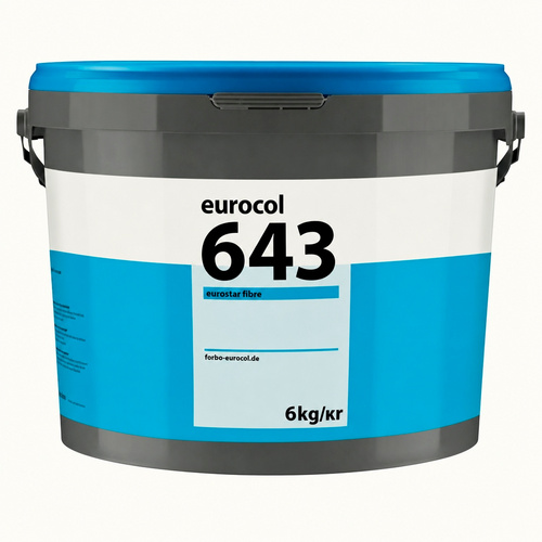 KLEBSTOFF 1 K Dispersionsklebstoff faserarmiert, wasser und lösemittelfrei EC1 Plus Eurostar Fibre 6 KG - Image 2