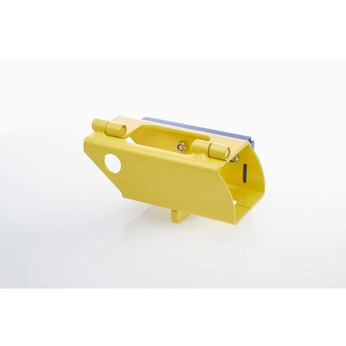 Thumbnail - Anhänger-Diebstahlsicherung, 20 x 11,5 x 10,5 cm, gelb,blau