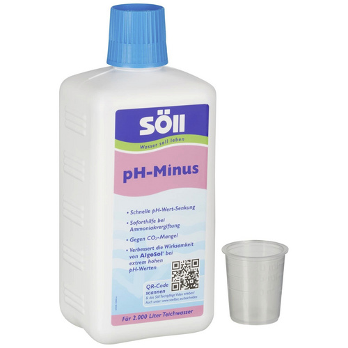 Söll Ph-Minus Teichpflege Hilfe 500ml für 2000 L