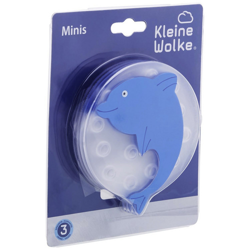 Thumbnail - KLEINE WOLKE Wanneneinlage, BxL: 13 x 11,5 cm, rund - blau