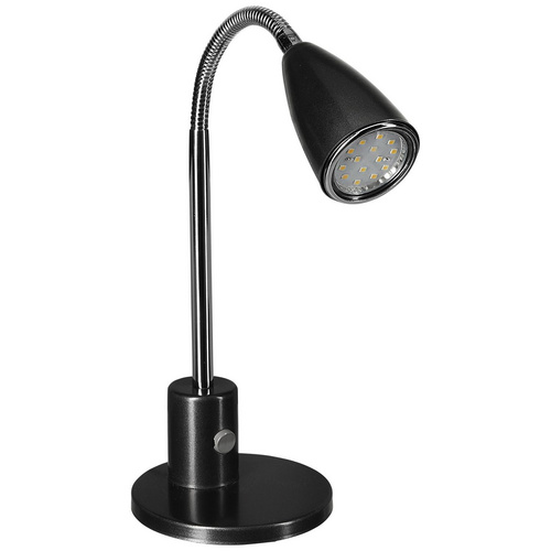 LED Tischleuchte, GU10, schwarz