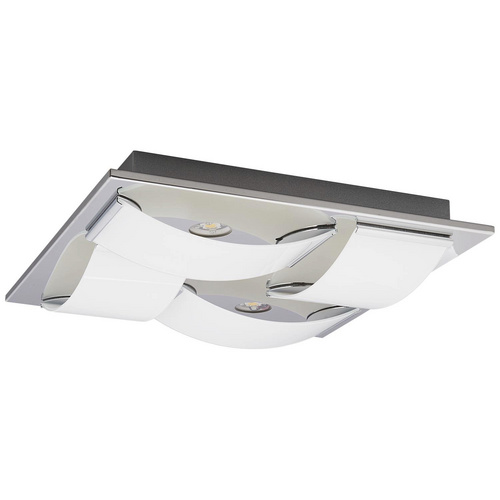 Eglo Led Deckenleuchte Wasao 1 chrom, 4-flammig