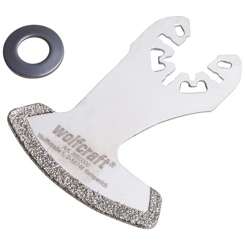 Wolfcraft Sägebeil Diamant für Vibrationssägen, 58 mm