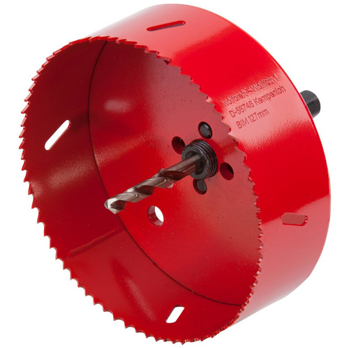 Wolfcraft Lochsäge Ø 127 Bi-Metall inkl. Schaft und Bohrer