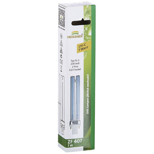 Thumbnail - HEISSNER Lampe, 7 W, PL-S - transparent