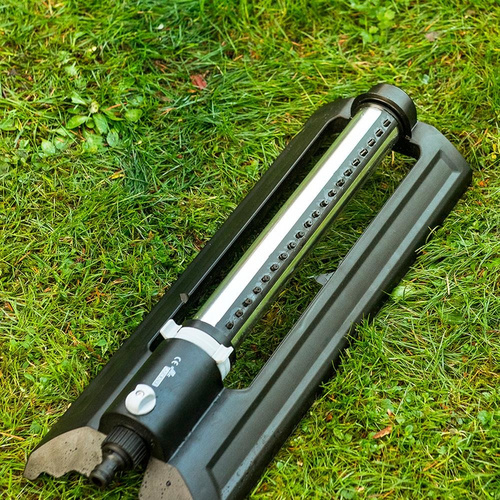 Thumbnail - Mr. GARDENER Viereckregner, mit Weichkunststoffdüsen - schwarz