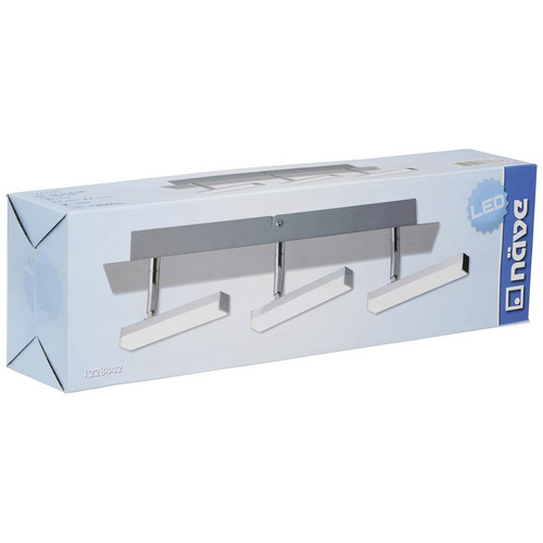 Thumbnail - NÄVE Spotbalken »Turin«, inkl. Leuchtmittel in warmweiß - silberfarben