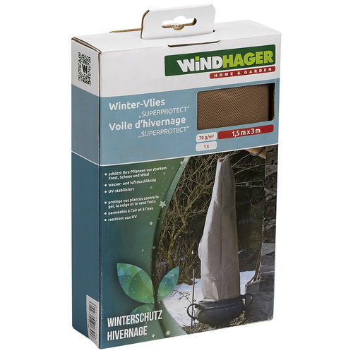 WINDHAGER Wintervlies »SuperProtect«, beige, BxL: 1,5 x 3 m