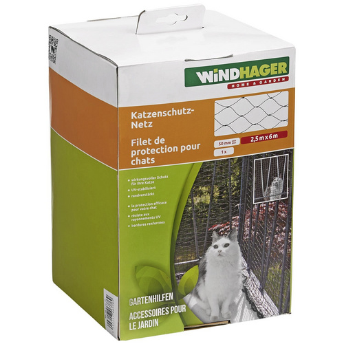 Thumbnail - WINDHAGER Schutznetz, H x L: 2,5 x 6 m - schwarz