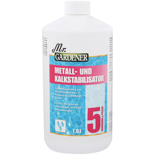 Mr. GARDENER metall_und_kalksteinstabilisator, 1 l - weiss
