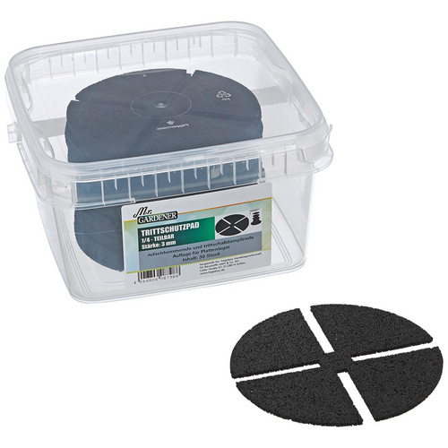 Thumbnail - Mr. GARDENER Unterlage, Gummi, für Plattenlager bei Terrassen - schwarz