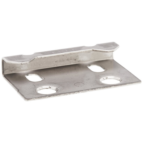 Image of Mr. GARDENER Clip, Metall, für WPC-Terrassendielen - silberfarben