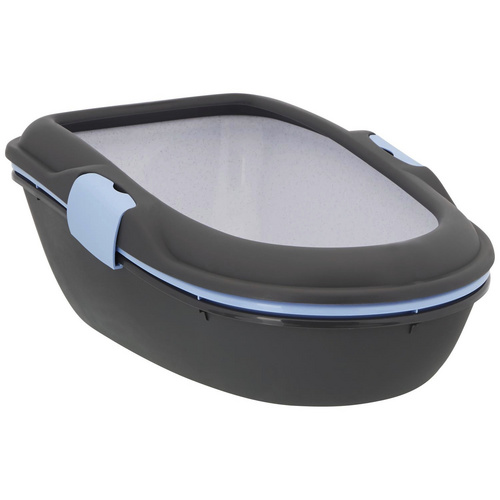 TRIXIE Katzentoilette »Berto«, LxBxH: 39 x 22 x 59 cm - grau
