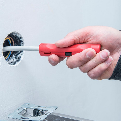 Thumbnail - CONNEX Koaxialkabelentmantler »Nr. 2«, Kunststoff - rot