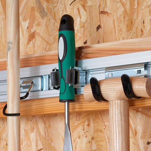 Thumbnail - Mr. GARDENER Geräteleiste, BxHxL: 6 x 5 x 50 cm, Aluminium - silberfarben