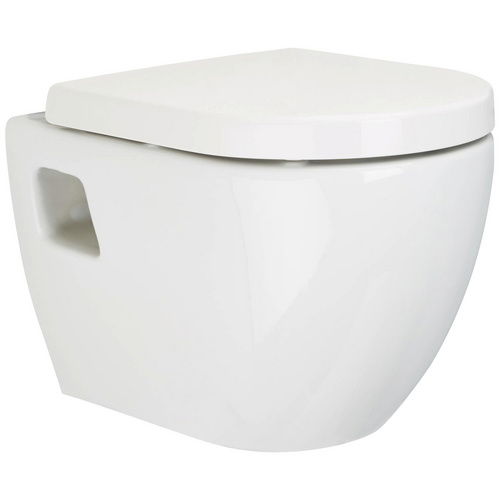 Sanitop-Wingenroth Wand-WC Style the Start weiß 35,7 x 36,5 x 51 cm, inkl. WC-Sitz