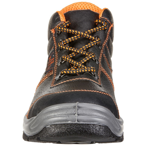 Thumbnail - safety and more Sicherheitsstiefel, orange/schwarz, Leder - Größe 46