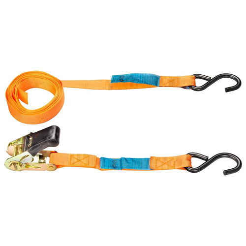 Image of CONNEX Zurrgurt, Polyester, Orange, 4 Stück, 450 x 2,5 cm