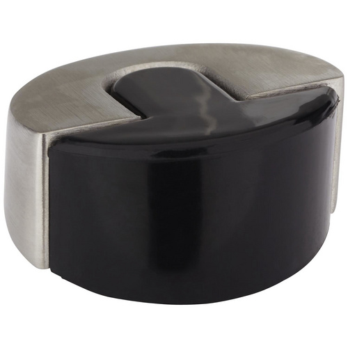 Hettich Türstopper Stahl, Edelstahl-Optik, Ø46,5 x 26 mm