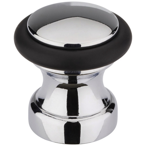 Hettich Türstopper Stahl, verchromt, Ø 22/28 x 30 mm