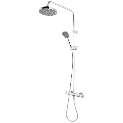 Breuer Duscharmatur Aquamaxx 330 mit Thermostat Kopfbrause rund