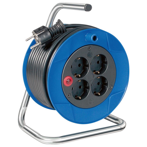 Image of brennenstuhl® Kabeltrommel »Garant®«, 4-fach, Kabellänge: 15 m - schwarz