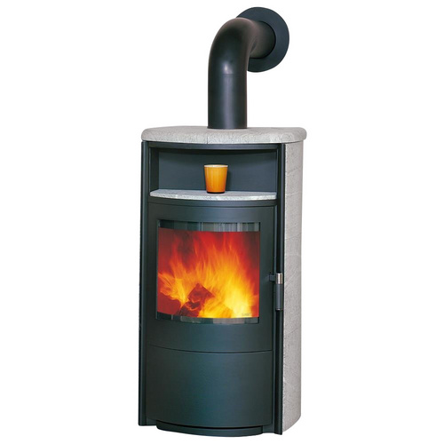 Hark Dauerbrand Kaminofen Taifun Naturstein 6 KW mit Automatik EEK: A+