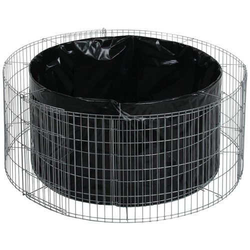 Bellissa Gabionen-Hochbeet rund Ø 92 cm / Ø 72 cm x 40 cm