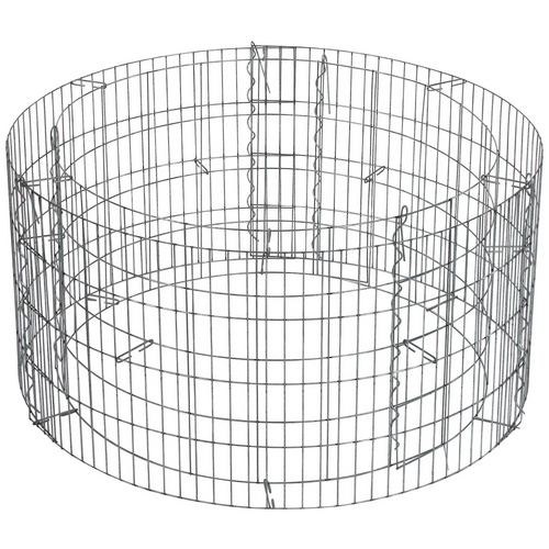 Bellissa Gabionen-Hochbeet Basic rund Ø 81 cm / Ø 67 cm x 40 cm