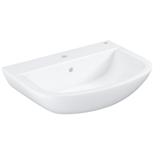 Grohe Waschbecken Bau Keramik, halbrund, 65 cm