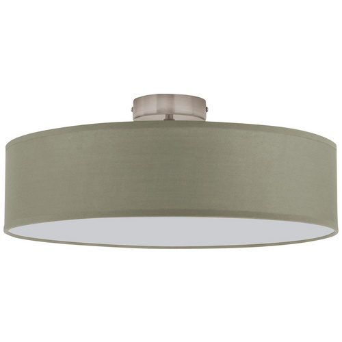 Di-Ka Stoff Deckenleuchte 2-flammig Stoff Deckenleuchte 2-flammig Stoff-Metall / taupe-satin exkl. 2 x E27 max. 40W ohne Leuchtmittel