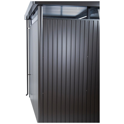 BIOHORT Regenfallrohr »HighLine«, Stahlblech, B x T x H: 3,9 x 3,9 x 204 cm - grau