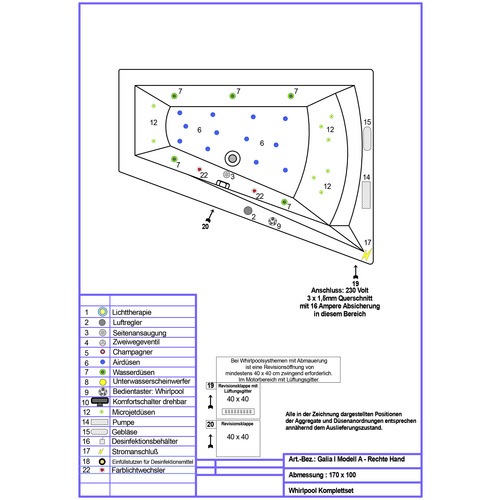 OTTOFOND Whirlpool-Komplettset »Galia I...