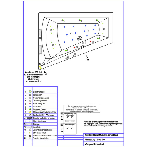 OTTOFOND Whirlpool-Komplettset »Galia I...