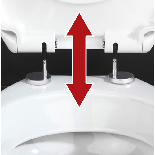 Thumbnail - WENKO WC-Sitz »Ottana«, Duroplast, oval, mit Softclose-Funktion - weiss