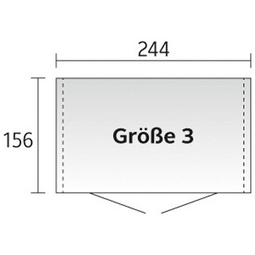 BIOHORT Gerätehaus »Europa Gr. 3«, Metall, BxHxT: 244 x 203 x 156 cm (Außenmaße inkl. Dachüberstand) - schwarz Rabatt: 12 %