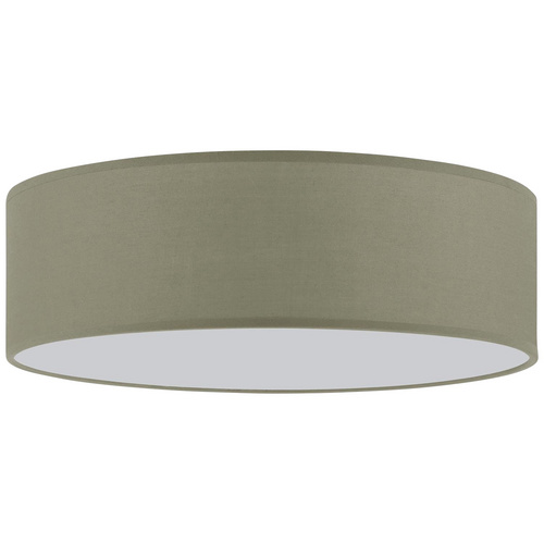Briloner Leuchten Deckenleuchte 3372-021, Deckenlampe aus Stoff Ø 30cm, taupe, Hotel