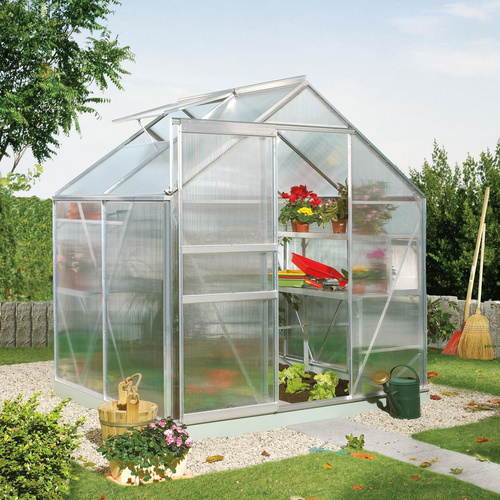 Vitavia Gewächshaus Calypso 3000 silbern HKP 4 mm