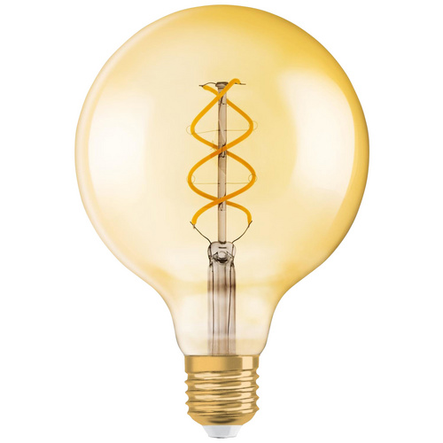 Osram LED Leuchtmittel, Globe Spiral, Vintage 1906 E 27 - 5 W, Filament