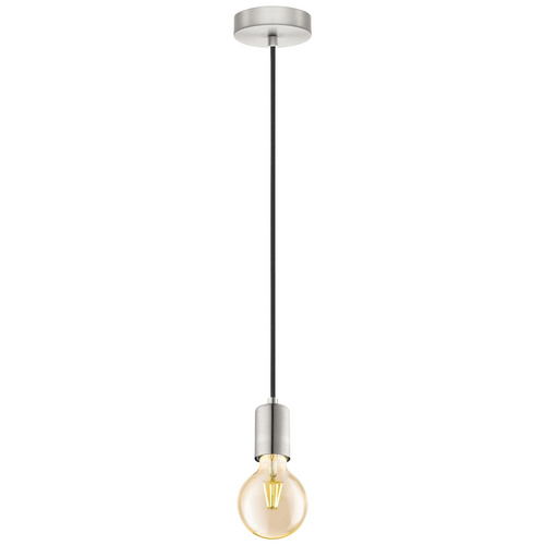 EGLO Pendelleuchte Yorth E27 Fassung nickel-matt