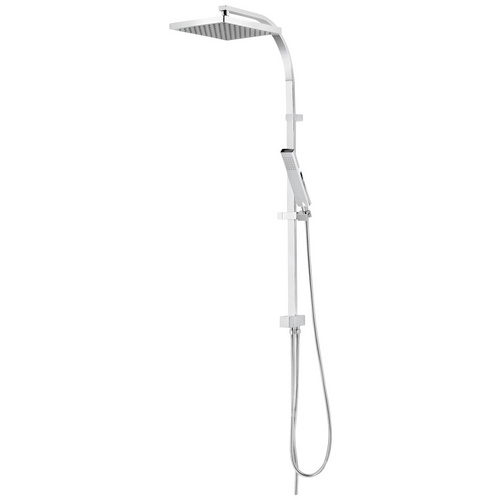 SCHULTE Duschsystem »DuschMaster Rain II Square«, Höhe: 101,9 cm, chromfarben – silberfarben