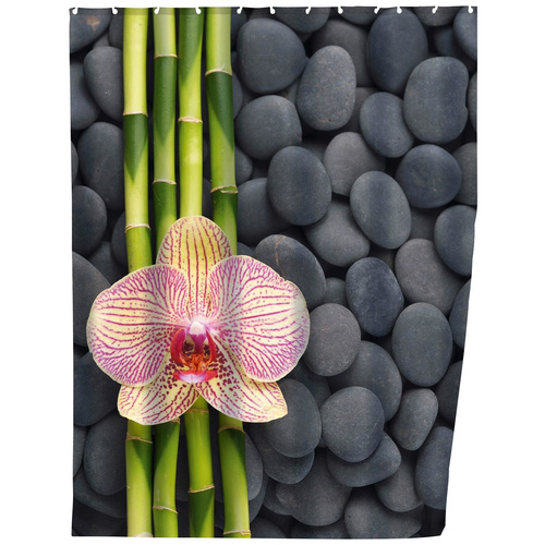 Wenko Duschvorhang Spa 200 cm x 180 cm