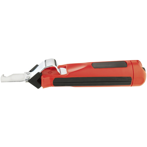 Image of CONNEX Abmantelmesser, rot/schwarz, Metall