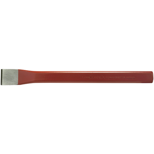 Image of CONNEX Flachmeißel, Länge: 20 cm, Stahl - rot