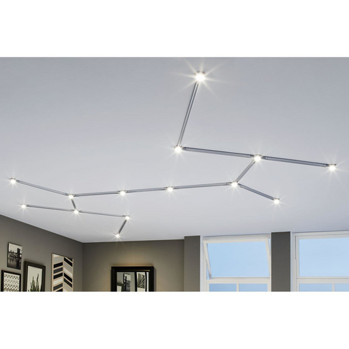 Thumbnail - PAULMANN Mitteleinspeisung »URail«, für: Lichtschienensystem URail - silberfarben